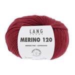 Lang Yarns Merino 120 - 087 Red Red Wine