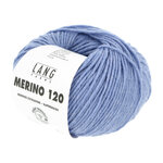 Lang Yarns Merino 120 - 320 Light blue m&eacute;lange