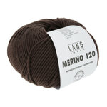 Lang Yarns Merino 120 - 468 Darkbrown