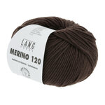 Lang Yarns Merino 120 - 468 Darkbrown