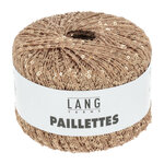 Lang Yarns Paillettes - 28 Gold/Salmon