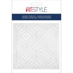 ReStyle Sashiko Sjabloon 10x10 cm Ruiten