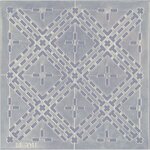 ReStyle Sashiko Sjabloon 10x10 cm Ruiten