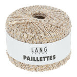 Lang Yarns Paillettes - 02 Ecru/Gold