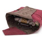 Della Q Nora Big Bucket - Maroon