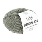 Lang Yarns Merino 120 - 155 Forest Green/Beige Moulin&eacute;.