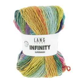 Lang Yarns Infinity 0001 Regenboog Waterval