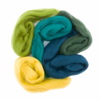 Europese Merino Lontwol &ndash; Groen (7)