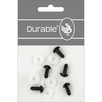 Dieren neusje - 12 mm zwart Durable
