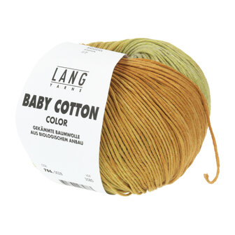 Baby Cotton Color - 028 Yellow/Lilac/Green/Orange