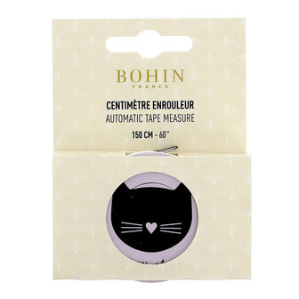 Bohin Rolcentimeter 150cm kat zwart