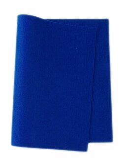 Wolvilt lapje 20&times;30 cm  - Blauw