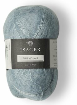 Isager Silk Mohair - 41 Light Blue