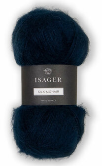 Isager Silk Mohair - 101 Dark Teal