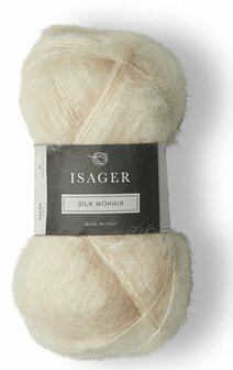 Isager Silk Mohair - 0 Warm White