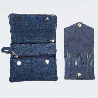 KnitPro Verwisselbare naaldenset mini hout indigo