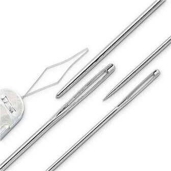 Prym Borduurnaalden met &amp; zonder punt. incl draaddoorsteker 