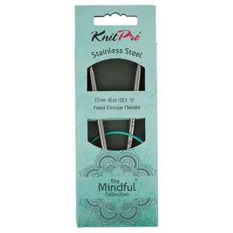 Knitpro Mindful 40cm - 5 mm Rondbreinaald