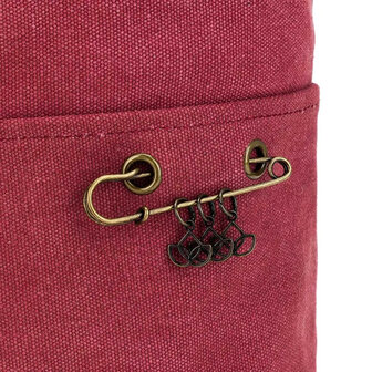 Della Q Nora Big Bucket - Maroon