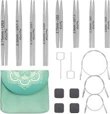 Set van KnitPro Mindful Petite Mini, rondbreinaalden - 5cm en 7.5cm - 2.00 mm - 2.75 mm