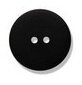 Knoop 18 mm Kleur Mat Zwart 