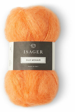 Isager Silk Mohair - 64 Bright Orange