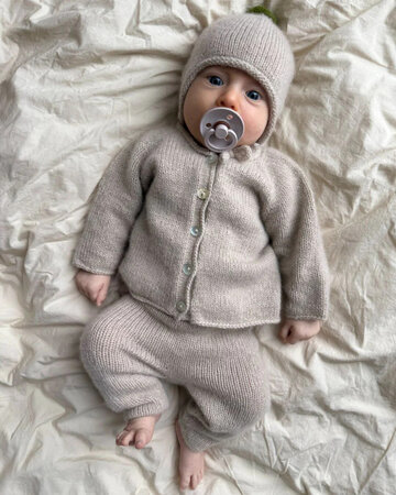 PetiteKnit - Cleo Baby Set voor broekje, vest en muts