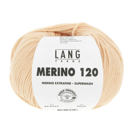 Lang Yarns Merino 120 - 322 Peach Sand