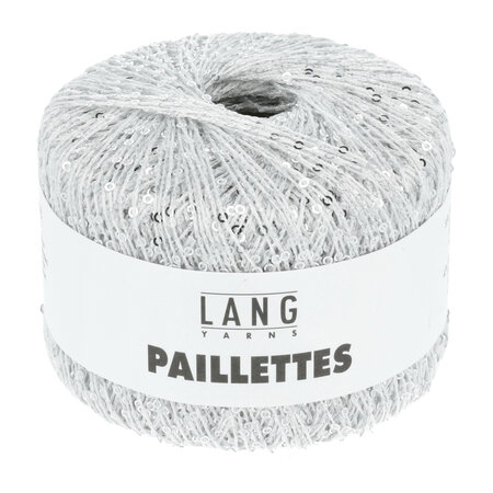 Lang Yarns Paillettes - 01 White/Silver