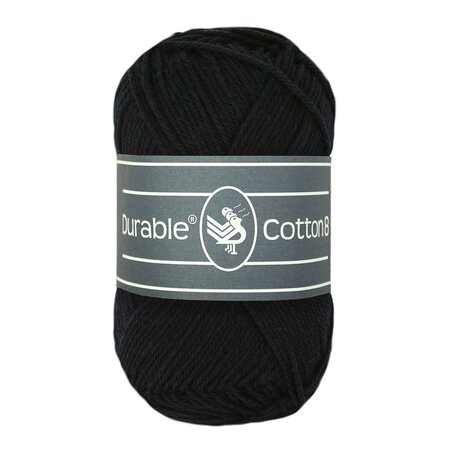 Durable Cotton 8 - 325 Black