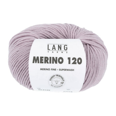 Lang Yarns Merino 120 - 109 Rose Lila