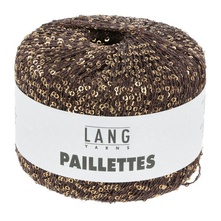 Lang Yarns Paillettes - 68 Brown Gold