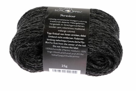 Schoppel Wolle Senior -  (9755) Grey M&eacute;lange Antracite 