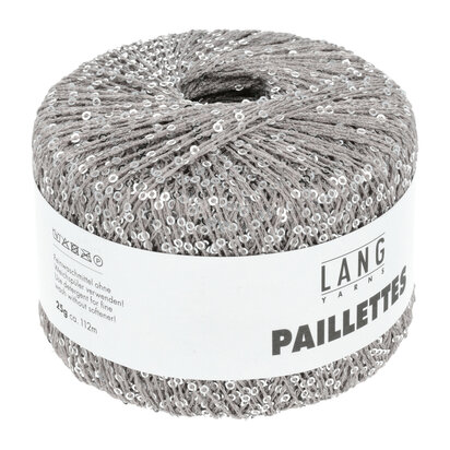 Lang Yarns Paillettes - 23 SilverGrey