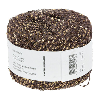 Lang Yarns Paillettes - 68 Brown Gold
