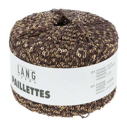 Lang Yarns Paillettes - 68 Brown Gold