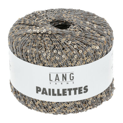 Lang Yarns Paillettes - 04 Black/Silver