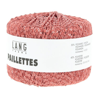 Lang Yarns Paillettes - 128 Coral