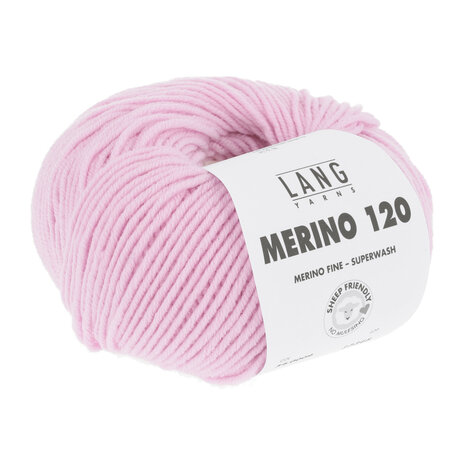 Lang Yarns Merino 120 - 009 Rosa