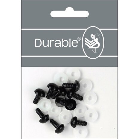 Durable Veiligheidsogen - 10 mm, zwart 
