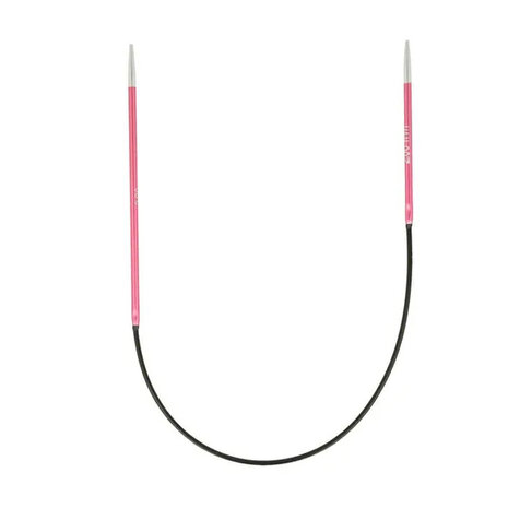 Knitpro Zing 2mm Asymetrische Rondbreinaalden 25cm