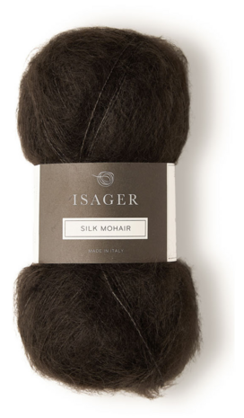 Isager Silk Mohair - 34 Coffee