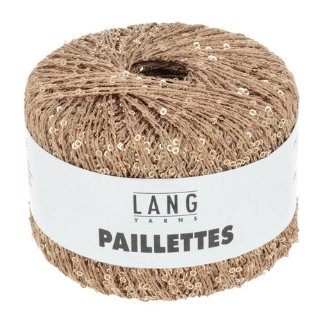 Lang Yarns Paillettes - 28 Salmon Gold