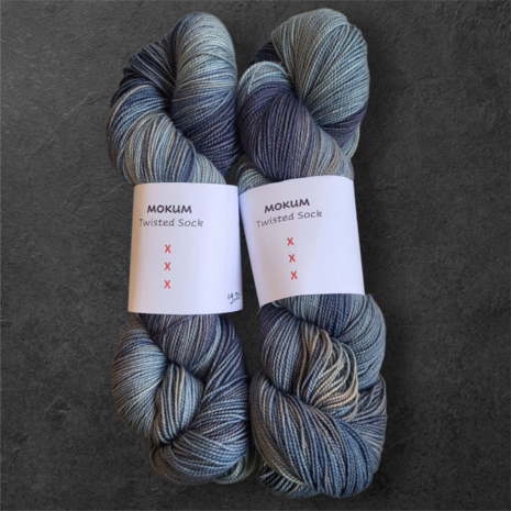 Mokum Outstanding Silk Sock - Old Jeans