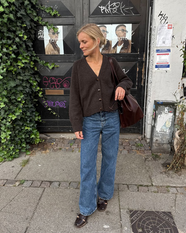 PetiteKnit - Champagne Cardigan