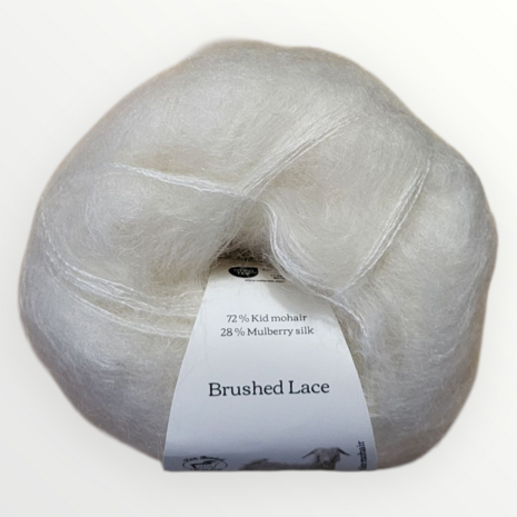 Mohair Brushed Lace - 3000 White