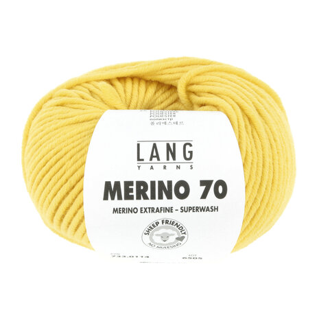 Lang Yarns Merino 70 - 114 Lemon