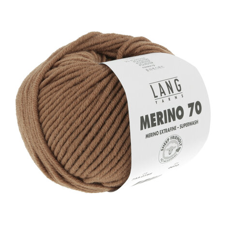 Lang Yarns Merino 70 - 195 Light Brown