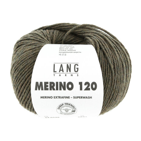 Lang Yarns Merino 120 - 598 Moss