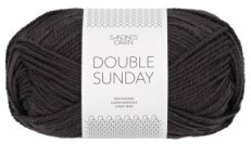 Sandnes Garn Double Sunday - 3800 Bristol Black